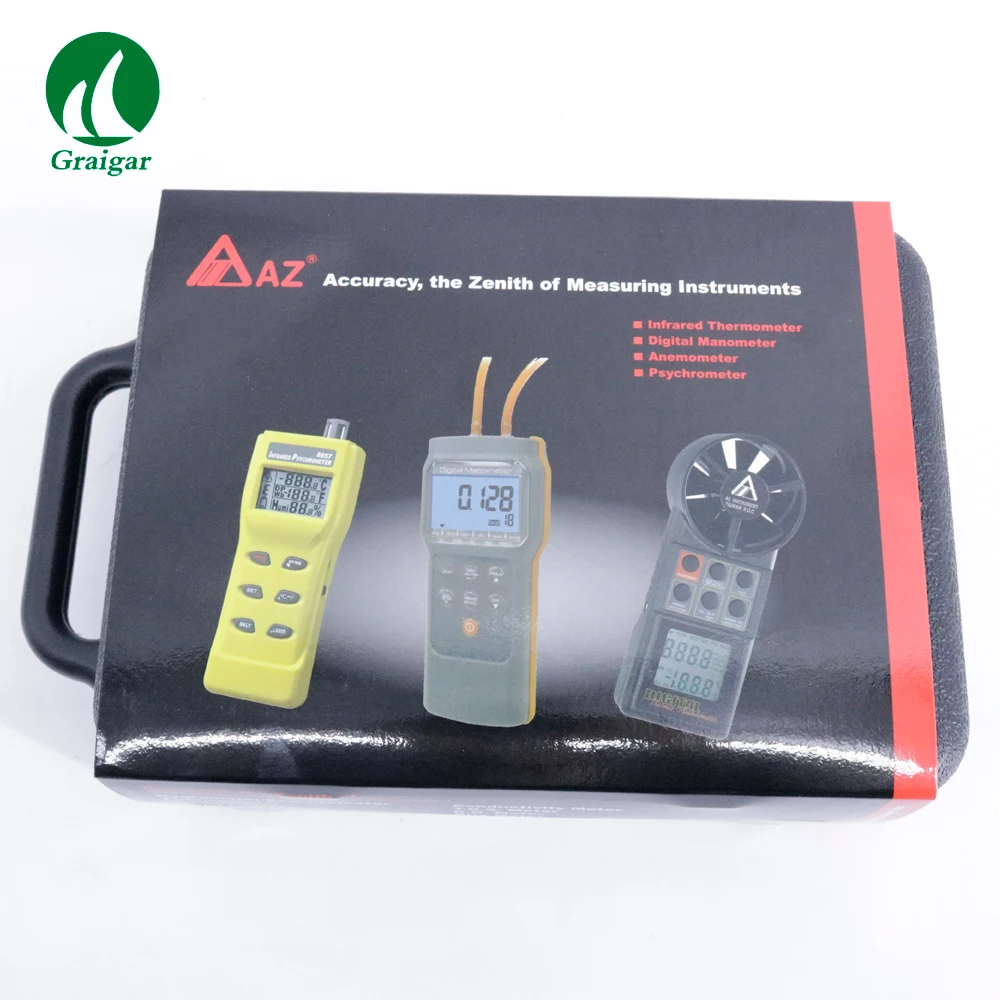 Differential Pressure Gauge Digital Manometer 11units Selectable