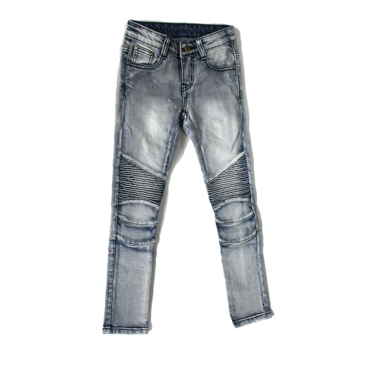 

Wholesale cheap baby jean hot boy jeans pants light blue kid jeans, Dark blue