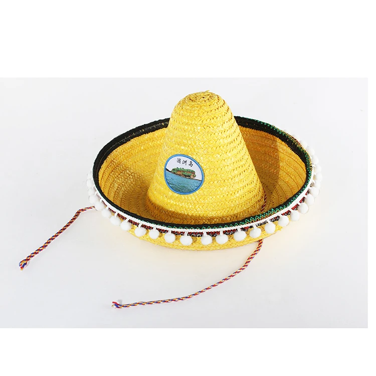 2021 New Product Mexico Straw Sombrero Hat Custom Sombrero Mexican Hat