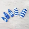 High quality 24Pcs/set jeans series New ballet coffin design Artificial false long Nail art Tips