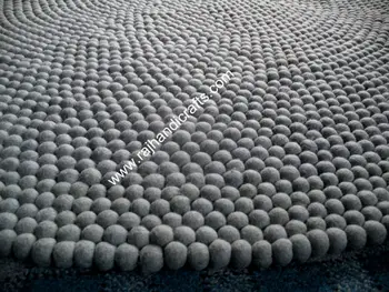 Filzkugel Teppich Grau Buy Filz Wolle Teppiche Product On