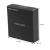 black folding matte packaging paper box Camera Filter packaging use mailer box shipping box