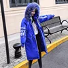 SC2004 Korean long bread soft down cotton padded clothes loose winter coats women clothing