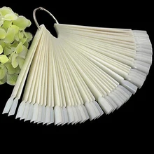 1 Set 50 Pcs New DIY Gel Hot Sale Folding Fan Type Nail Color Palette Manicure