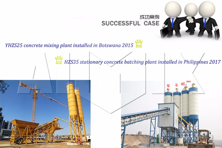  Hot sale! 25m3 cement plant Mini mobile concrete batch plant price