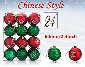 get quotations 24ct christmas ball ornaments redgreen shatterproof xmas decorations tree mini balls for holiday - Christmas Ball Decorations get quotations 24ct christmas ball ornaments redgreen shatterproof xmas decorations tree mini balls for holiday - Christmas Ball Decorations