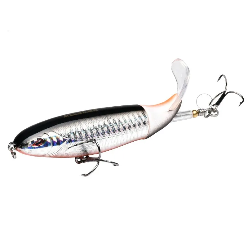 

ALLBLUE 2018 New Product Whopper Popper 130mm 38g Fishing lure With 3D Nature Eyes Wholesale Fishing, 8 colors