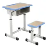 Adjustable height primary and middle school desks and chairs