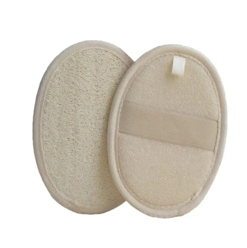 

2020 Newest Natural Biodegradable Luffa Pads Loofa Body Back Scrubber Cleaning Bath Shower Exfoliating Loofah Sponge Pad