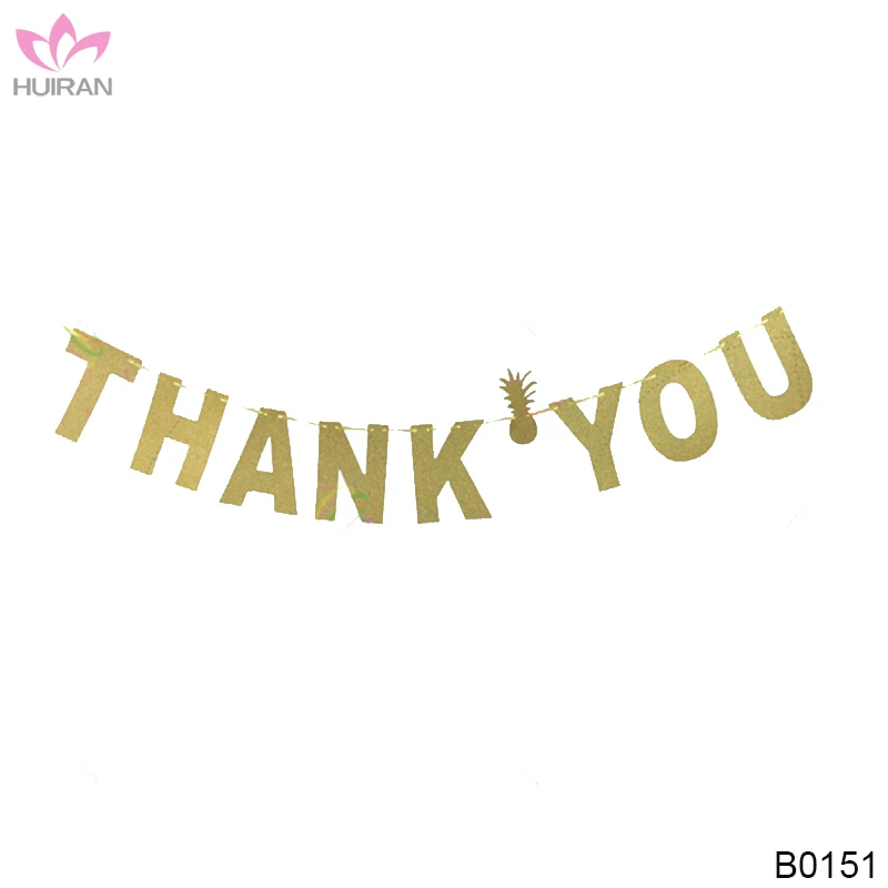 Thanksgiving Day Glitter Gold Paper Bunting Banner Thank You Banner Thanksgiving Day Glitter Gold Paper Bunting Banner Thank You Banner