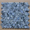 3d marble tile mosaic pattern buleflower hexagon mosaic for home decoration