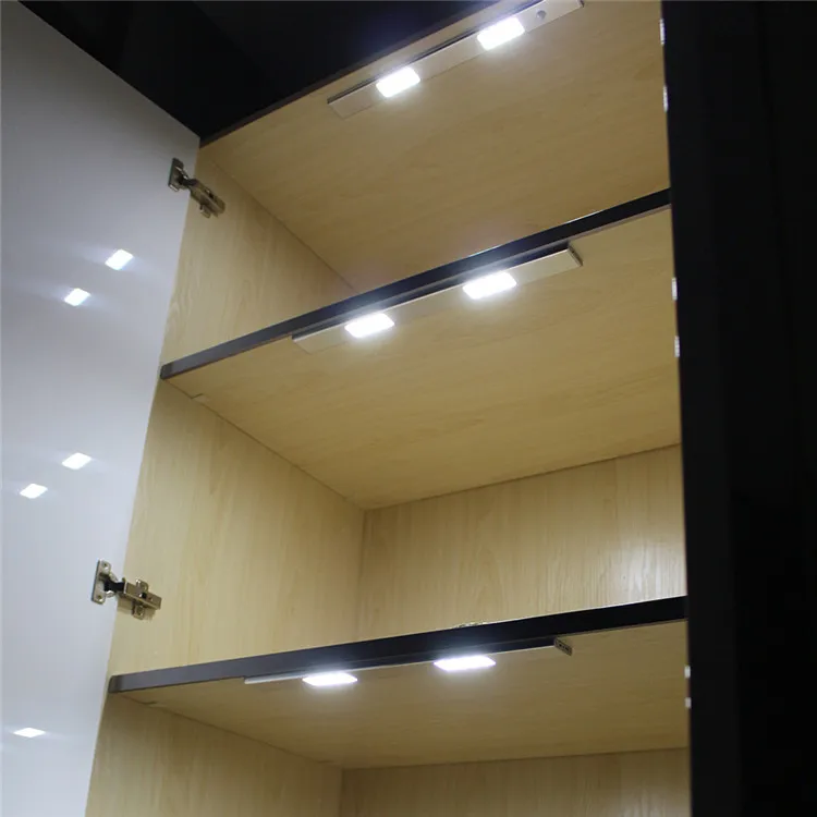 24 LED Closet Motion Sensor Light Under Cabinet Lighting Rechargeable, Stick On Wireless Motion Activated Night Light