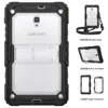 Kid Shock Proof Silicone+Clear Plastic 3-Layer Protection Rugged Tablet Case for Samsung Galaxy Tab A 8" t380 t385