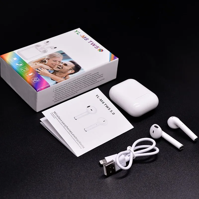 Wholesale true stereo M8 TWS I11 bluetooth motorcycle headsets 5.0 earphones wireless head phones for sony - ANKUX.COM