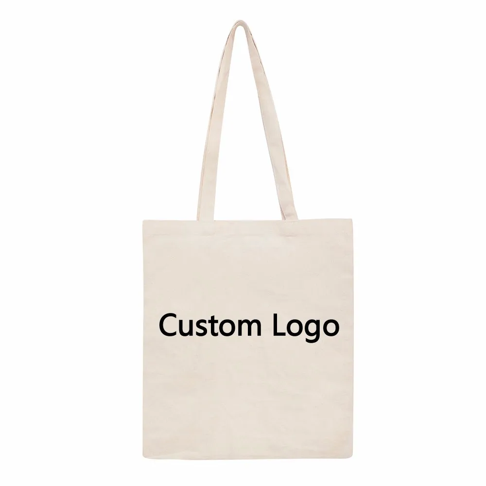 Custom Cheap Promotion Cotton Canvas Shopping Tote Bag With Your Logo ...