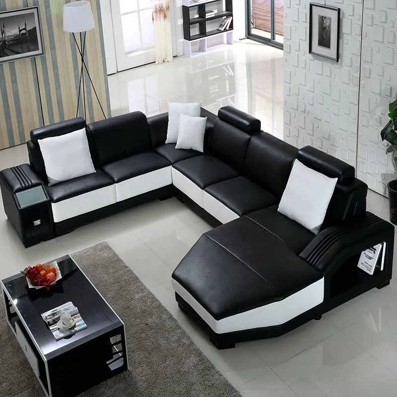 Cheap White Leather Sofa
