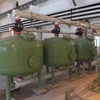 Manual control hydraulic drive way A-S type vertical sand filter
