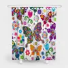 Trade Assurance fancy italy living room printed shower curtain made in china hookless matching window chinese hotel print