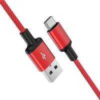 

2019 New design nylon braided usb cable fast charging 2.4A type c cable for computer and smart phone