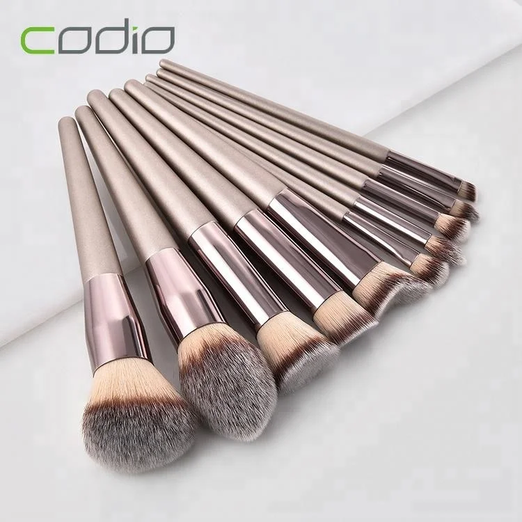 

Professional makeup brush set Wholesale Private Label Makeup Brush Kit, Champaign gold