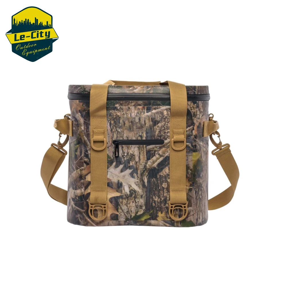 LCW179017 20 CAN WELDED SEAMS WATERPROOF INSULATED COOLER BAG fullcolor print