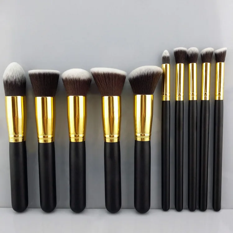 10pcs High Quality Professional Makeup Brushes Set Cosmetic Brushes