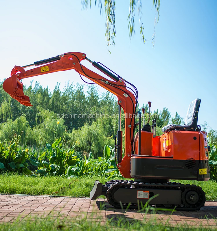 Garden Mini Digger 1000kg Excavators Mini Excavator 1 Ton With