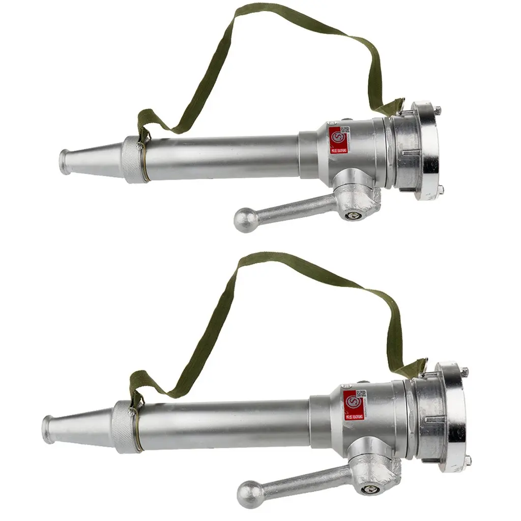 Xhyxfire Brass Jet Spray Nozzle,Fire Hose Nozzle,Fire Hydrant Nozzle