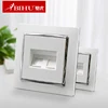 European standard home use wall socket telephone data computer rj45 socket