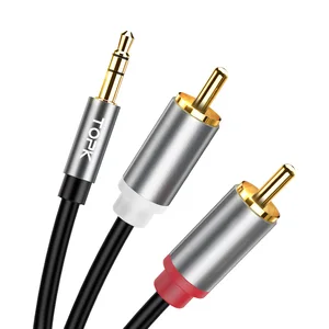 3.5mm Jack to 2RCA Audio AUX Cable