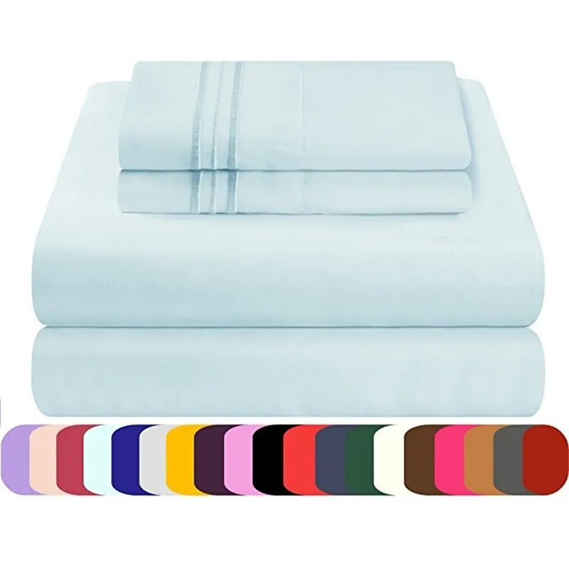 1800tc Microfiber Bed Flat Sheet For Wholesale Buy Flat Sheet,Bed