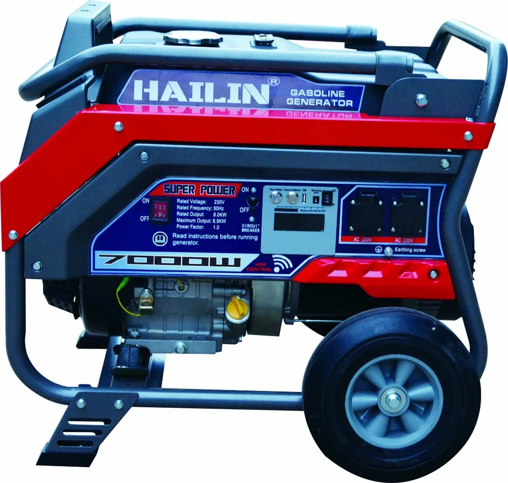 Hailin 192f 7.5 Kw Kva Motor Gasoline Generator 220v Price In