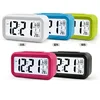 Christmas Gift Big LCD Backlight kids alarm clock with temperature calenar