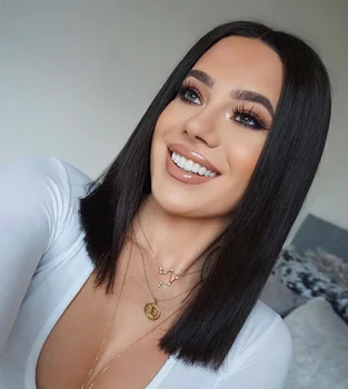 Premier Kim Kardashian Inspired Bob Cut Shoulder Length Indian