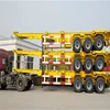 China Factory price 3 axle 40 ft flatbed container semi trailer