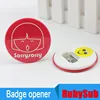 Plastic Magnet Badge Opener Blacks Supplier China Factory