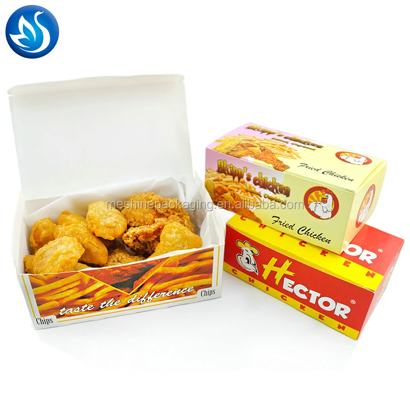 Wholesale Custom Printed Fried Chicken Wing Packaging Boxes - Buy ...