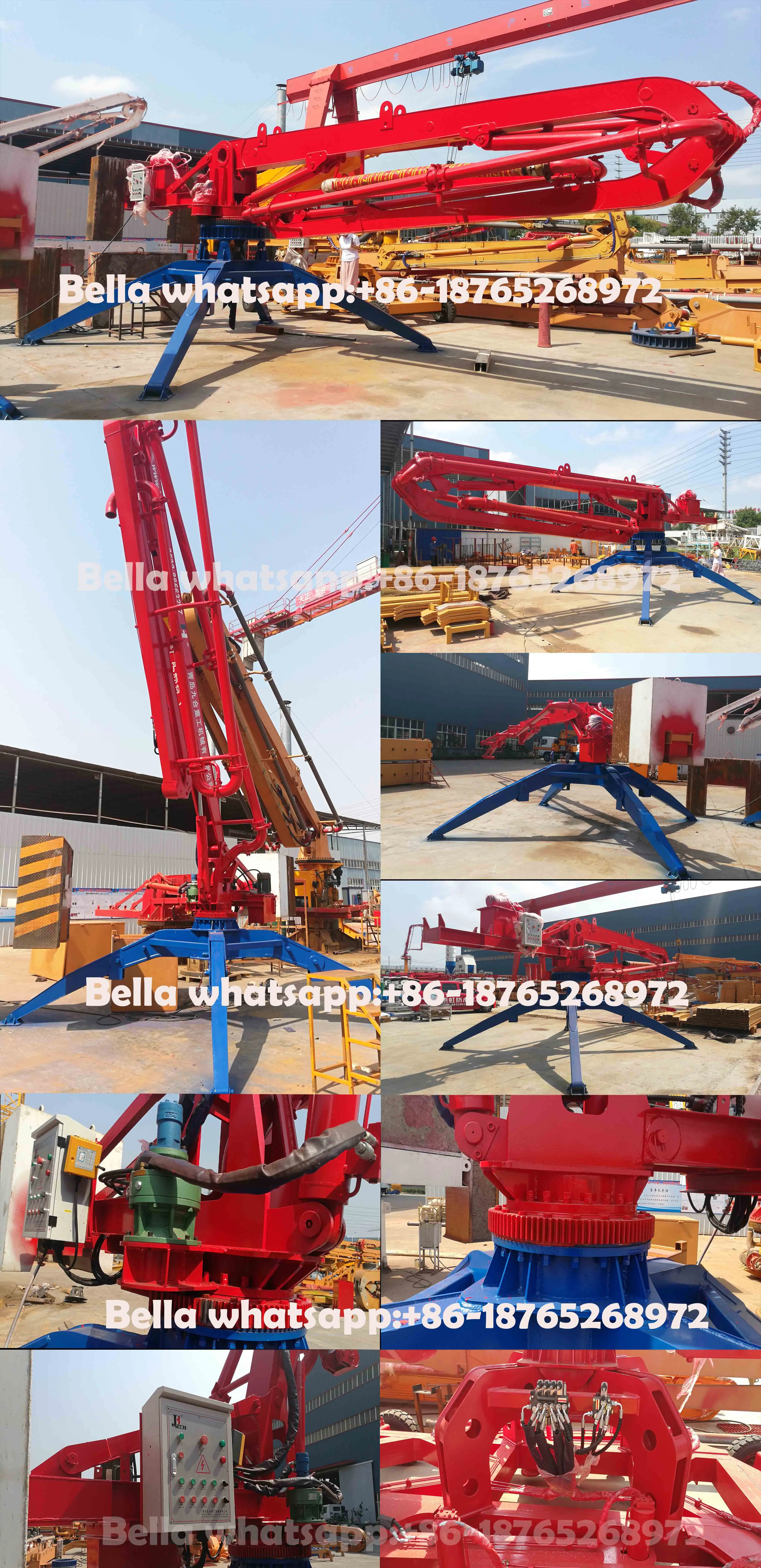 mobile concrete placing boom