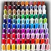QD-0308 Brother Embroidery machine polyester rayon Embroidery Thread Filament Trilobal 500m*12 ,120d/2 Super Sheen
