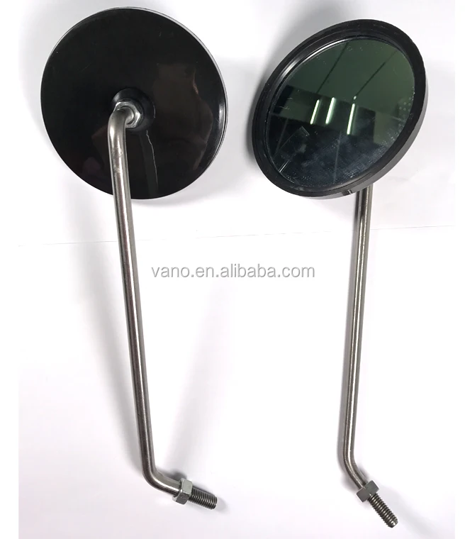 M8 stainless iron SIMSON MZ side bar end mirrors