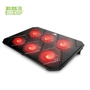 PCCOOLER Laptop Cooling Pad 6 LED Fans USB 2.0 Port