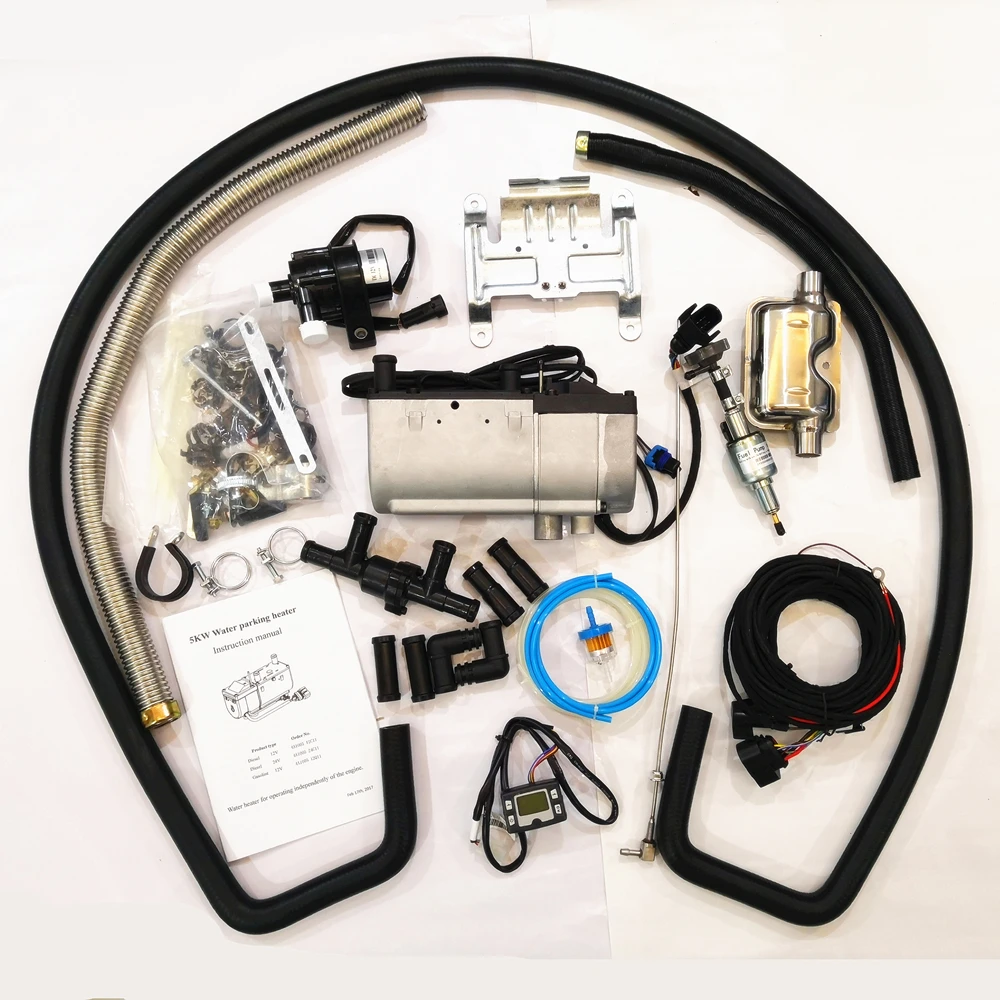 5kw 12v Diesel Liquid Parking Heater Portable 12v Car Water Heater