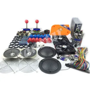 New Pandora Box 5 DIY Arcade Bundles Kits Parts 960 games With Power Supply Jamma Harness Joystick Push Button Coin Selector