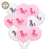 YWHY327 RDT 2.2g 10inch 10pcs/bag Baby Shower First Birthday Party Decoration Unicorn Horse Little Foot Latex Balloons Wholesale