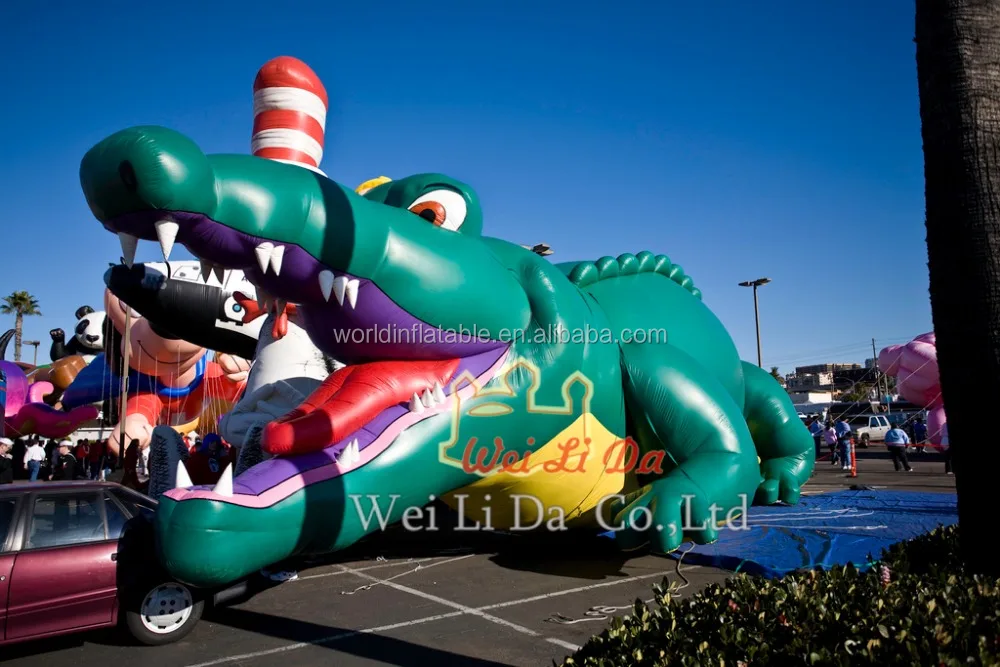 Giant green crocodile inflatable model AD-LD09