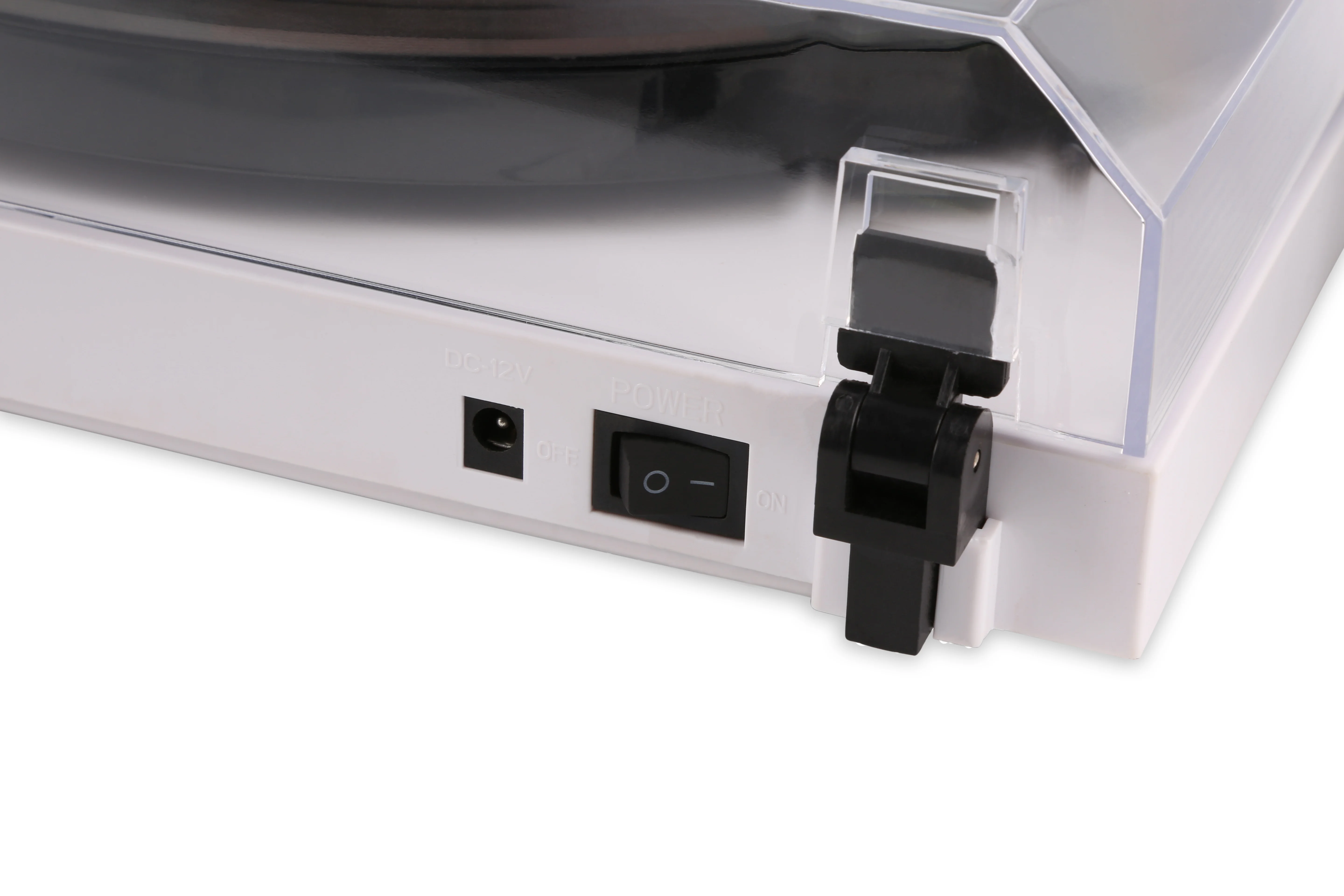 
Wireless Turntable Hi-Fi System with 40 Watt Bookshelf Speakers, Vinyl Record Player with Ruby Cartridge White Piano Finish 