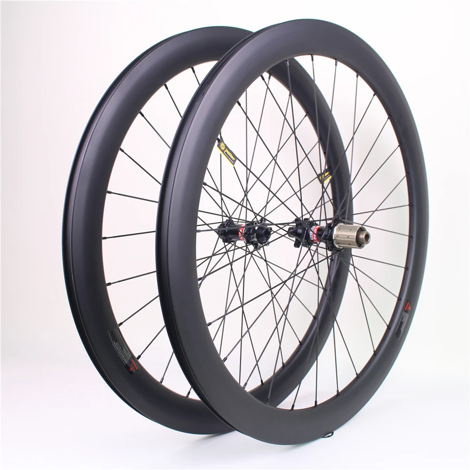 Winowsports Aero Carbon Cycling Gravel Wheel Disc Brake 47mm Tubeless