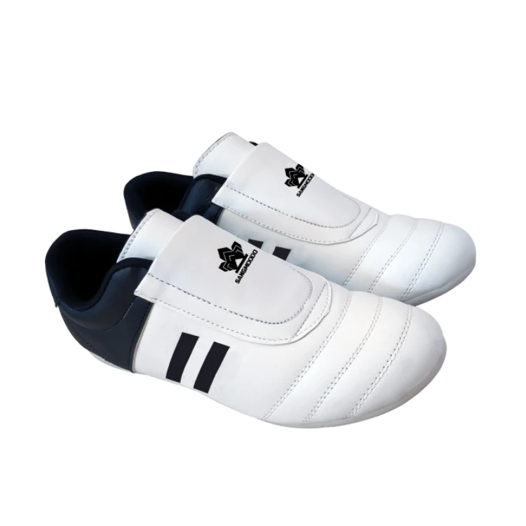 

Unisex Adults Size Sports Footwear white custom martial arts taekwondo shoes, Blue