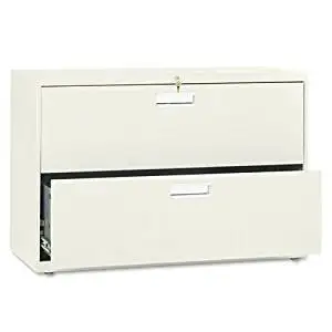 HON : 600 Series Two-Drawer Lateral File, 42w x19-1/4d, Putty -:- Sold as 2 Packs of - 1 - / - Total of 2 Each