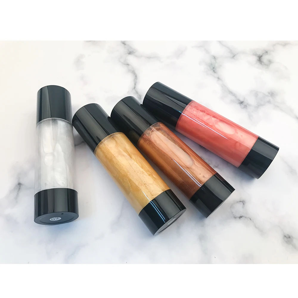 

Private Label Highlighter Cosmetics No Brand Wholesale Makeup Body Shimmer Glitter Highlighter Spray, 4colors